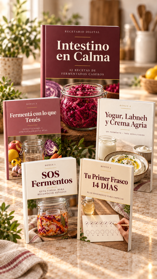 Intestino en Calma — Recetario de Fermentados Caseros
